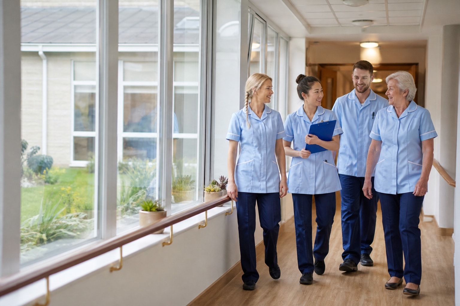Edgewater Lodge Care Home - Electus care team supporting residents